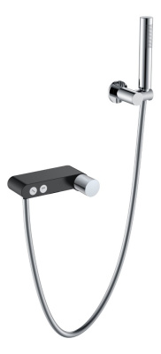 Смеситель STICK для ванны BLACK TOUCH CHROME 