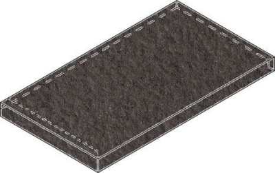 Карбон Х2 Ступень  Угловая Левая (33X60 Нат.) ..