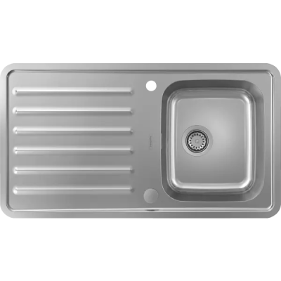 HG S4113-F340 Вст. мойка 340/400 с кр. ..