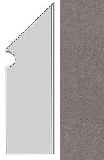 Kone Grey Battiscopa Sag.Dx. (7,2x30) ..