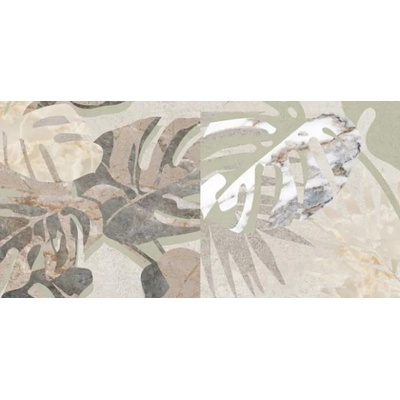 Плитка 30X60 Marble-Beton Дек Цветоч7ЛПР