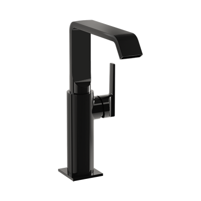 Смеситель Suit для раковины-чаши, глянцевый черный .. Смеситель Suit для раковины-чаши, глянцевый черный ..