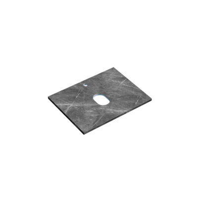 Столешница для ванной комнаты SANCOS 600х460, цвет black sky, арт. TT60A1X