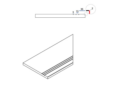 Эмеральд Бортик  Грип Пр (30X60 Грип) ..