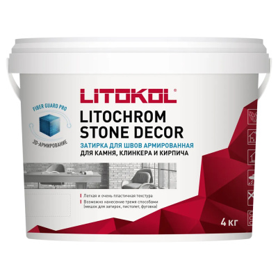 LITOCHROM STONE DECOR 4 кг SD.440 Красный кирпич