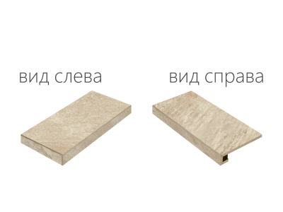 Клаймб Роуп Ступень Угловая Левая (33X60 Нат.)