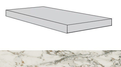 Allure Capraia Scalino Angolare Sx  /Аллюр Капрайя Ступень Угловая Sx  (33X120) ..