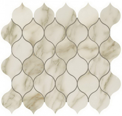 Marvel Royal Calacatta Drop Mosaic (27,2x29,7) .. Marvel Royal Calacatta Drop Mosaic (27,2x29,7) ..