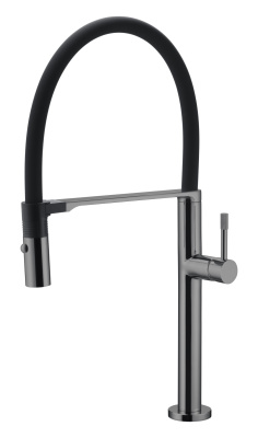 Смеситель для кухни UNO Shine Gun Metal	