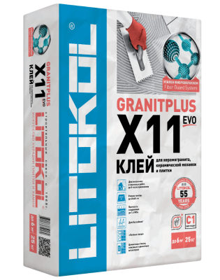 [Дубль] Клеевая смесь LitoKol X11 EVO 25 kg (Россия) ..