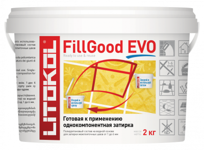 FILLGOOD EVO F.140 NERO GRAFITE (ведро 2 кг)