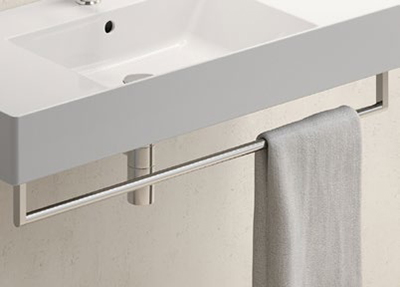 Металлический полотенцедержатель, черный матовый ..