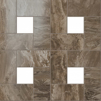 S.M. Woodstone Taupe Mosaic Lap / С.М. Вудстоун Таупе Мозаика Лаппато (45X45) ..
