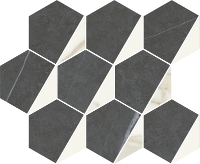 МЕТ.МОЗАИКА ГЕКСАГОН КОЛД ..