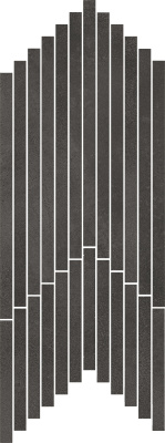 Линате Браун Мозаика Стрип 53.3X17.7