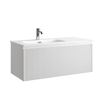 Тумба подвесная SANCOS Snob R 995х445х406, c одним ящиком оснащенным доводчиками, Bianco , арт.SNR1.