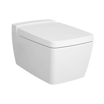 Metropole Rim-Ex Подвесной безободковый унитаз 56 см с функциями VitrAflush и VitrAfresh безободковы