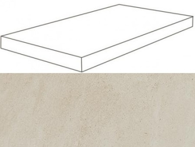 W. Ice Mist Scalino Angolare DX /В. Айс Мист Ступень Угловая 33х60 Пс (33X60) ..