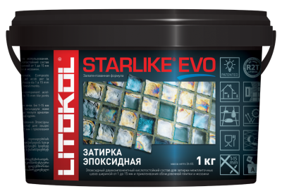 LITOCHROM STARLIKE EVO затир. S.145 NERO CARBONIO  1 kg .. LITOCHROM STARLIKE EVO затир. S.145 NERO CARBONIO  1 kg ..