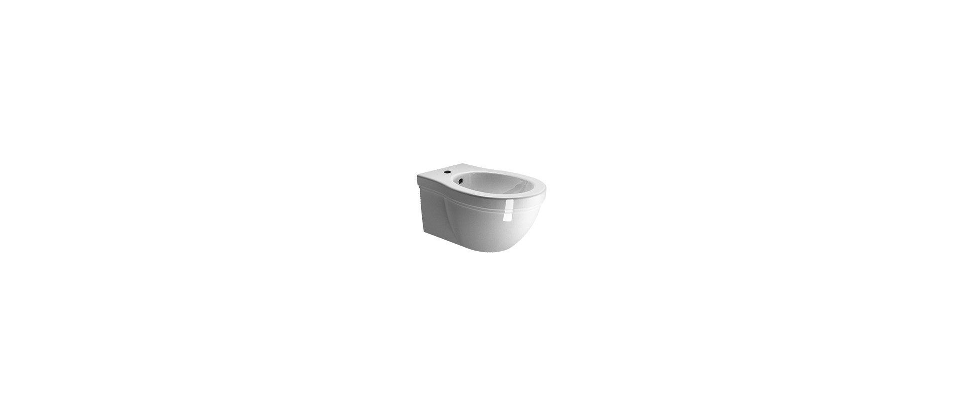 KUBE'X 55x36/F унитаз подвесной - смыв безободковый водоворотный Swirlflush - глазурь белая глянцева ..