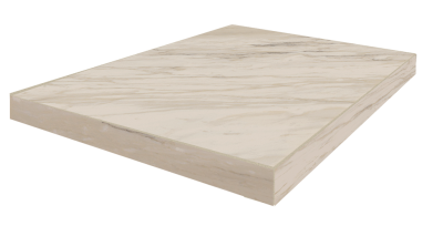 Портофино Белый Ступень 45 Угл.лев Шл (33X45 Шлиф.) ..