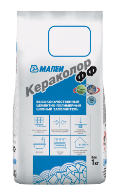 KERACOLOR FF, ТМ MAPEI, цвет №120 Чёрный, (5кг), (Россия), Смесь сухая затирочная класс CG2WA