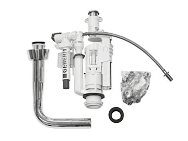 Механизм GEBERIT для верхнего бачка 8790 с внешней трубкой и кнопкой - отделка хром .. Механизм GEBERIT для верхнего бачка 8790 с внешней трубкой и кнопкой - отделка хром ..