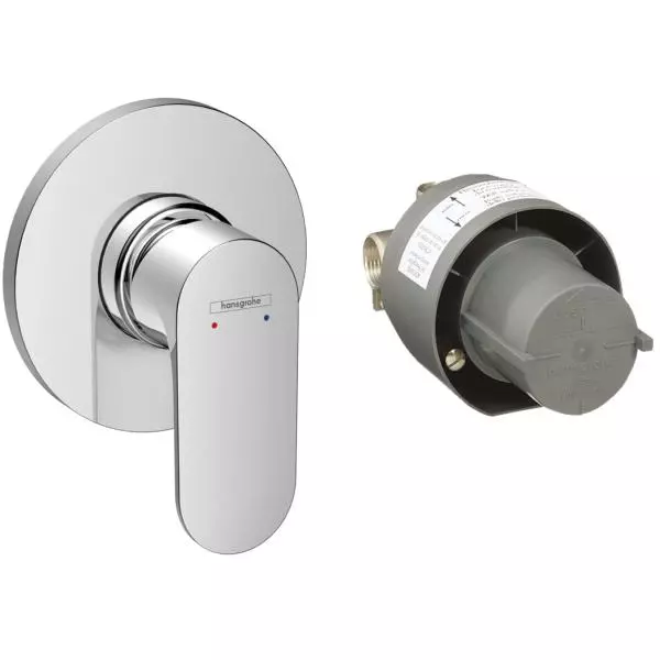 HG Rebris S shower mixer conc.set chrome ..