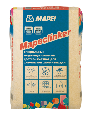MAPECLINKER , ТМ MAPEI, цвет №110 Манхэттен 2000, (25кг), (Россия), Смесь сухая затирочная класс CG2