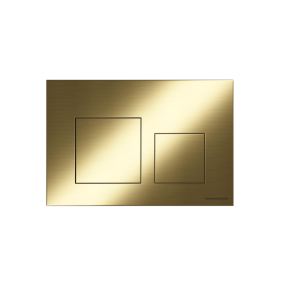 Кнопка смыва Balance, клавиши Square, цвет брашированное золото, арт. CN12-002BG