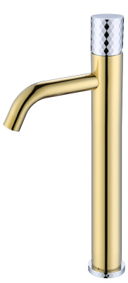 Смеситель STICK для умыв. выс. GOLD DIAMOND CHROME 