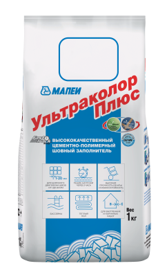 ULTRACOLOR PLUS, ТМ MAPEI, цвет №167 Авио, (2кг), (Россия), Смесь сухая затирочная класс CG2WAF