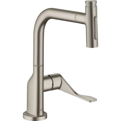 AX Кухонный смеситель с выт. изливом, BN ..