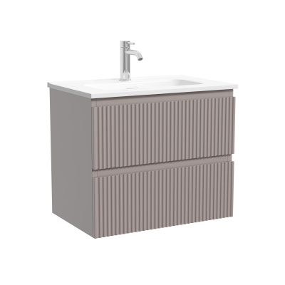 Тумба подвесная SANCOS Snob R 590х390х500, c двумя ящиками оснащенными доводчиками, Doha Soft, арт.S
