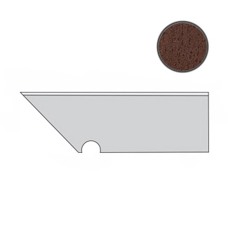 Blaze Corten Battiscopa Sag.Sx (7,2x30) ..