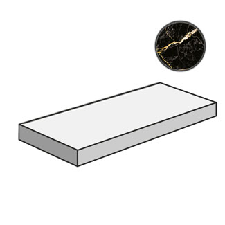 Шарм Экстра лоран Ступень 120 Угловая Правая (33X120 Нат.) ..