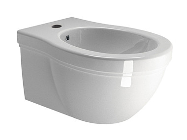 CLASSIC 55x37 биде подвесное - глазурь белая глянцевая Extraglaze Antibacterial ..