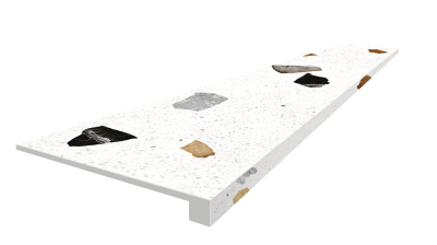 Палладио Уайт Ступ.120 Фронт 33X120 ..