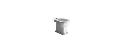 PURA 55x36/F унитаз приставной - смыв безободковый водоворотный Swirlflush - глазурь белая глянцевая
