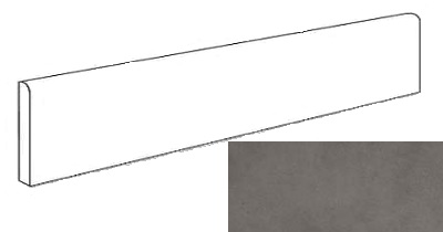 Dwell Smoke Battiscopa Matt (7,2x60) .. Dwell Smoke Battiscopa Matt (7,2x60) ..
