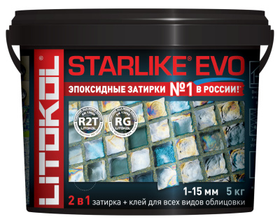 LITOCHROM STARLIKE EVO затир. S.110 GRIGIO PERLA 5kg .. LITOCHROM STARLIKE EVO затир. S.110 GRIGIO PERLA 5kg ..