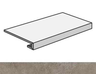 Drift Light Grey Scal.160 Front/Дрифт Лайт Грей Ступ.160 Фронт (33X160) ..