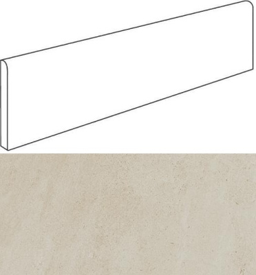 W. Ice Mist Battiscopa  Lap/В. Айс Мист Плинтус Лаппато 7.2х60 (7.2X60) ..