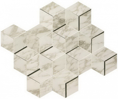 Marvel Royal Calacatta Mosaico 3D (30,5x26,4) .. Marvel Royal Calacatta Mosaico 3D (30,5x26,4) ..