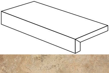 Aix Beige Elemento L Strutturato (15X30 ) .. Aix Beige Elemento L Strutturato (15X30 ) ..