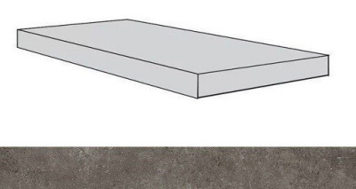 Drift Grey Scal.60 Ang.Sx/Дрифт Грей Ступ.60 Угл.Лев (33X60) ..