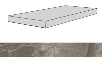 Allure Grey Beauty Scalino Angolare Dx  /Аллюр Грей Бьюти Ступень Угловая Dx  (33X120)